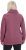 Ulla Popken Drawstring Collar Long Sleeve Sweatshirt Dark Rose - Collegetröjor & hoodies - 
