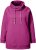 Ulla Popken Drawstring Collar Long Sleeve Sweatshirt Berry - Collegetröjor & hoodies - 