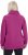 Ulla Popken Drawstring Collar Long Sleeve Sweatshirt Berry - Collegetröjor & hoodies - 
