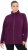 Ulla Popken Modular Fleece Zip Front Jacket Dark Cherry - Collegetröjor & hoodies - 