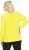 Ulla Popken Modular Fleece Zip Front Jacket Lime - Collegetröjor & hoodies - 