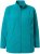 Ulla Popken Modular Fleece Zip Front Jacket Emerald - Collegetröjor & hoodies - 