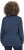 Ulla Popken Teddy Collar Printed Sweatshirt Navy - Collegetröjor & hoodies - 