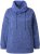 Ulla Popken Teddy Collar Printed Sweatshirt Atlantic Blue - Collegetröjor & hoodies - 