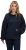 Ulla Popken Gathered Sleeve Oversized Fit Sweatshirt Navy - Collegetröjor & hoodies - 