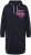 Ulla Popken Extra Long Abstract Graphic Hoodie Navy - Collegetröjor & hoodies - 