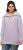 Ulla Popken Long Sleeve Troyer Collar Sweatshirt Pastel Lilac - Collegetröjor & hoodies - 