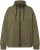 Ulla Popken Contrast Color Zip Up Sweatshirt Loden Green - Collegetröjor & hoodies - 