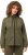 Ulla Popken Contrast Color Zip Up Sweatshirt Loden Green - Collegetröjor & hoodies - 