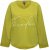 Ulla Popken Embroidered Freedom Rolled Edge Sweatshirt Avocado Green - Collegetröjor & hoodies - 