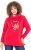 Ulla Popken Sparkling Candy Cane Graphic Sweatshirt Salsa - Collegetröjor & hoodies - 