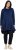 Ulla Popken Flounce Panel Long Sleeve Sweatshirt Dress Navy - Collegetröjor & hoodies - 