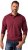 JP1880 Polo Shirt Pique Long Sleeve Red - Pikétröjor - Stora pikétröjor - 2XL-8XL