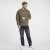 North Latitude Denim Logo Sweatshirt Dusty Olive Green TALL - TALL tröjor - TALL sweatshirts för långa män
