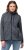 Ulla Popken Heather Knit Fleece Jacket Navy - Collegetröjor & hoodies - 