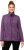 Ulla Popken Heather Knit Fleece Jacket Dark Purple - Collegetröjor & hoodies - 