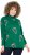 Ulla Popken Candy Cane Graphic Sweatshirt Meadow Green - Collegetröjor & hoodies - 