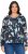 Ulla Popken Horse Print Long Sleeve Sweatshirt Navy - Collegetröjor & hoodies - 