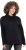 Ulla Popken Chain Fringe Smooth Fleece Sweatshirt Black - Collegetröjor & hoodies - 
