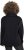 Ulla Popken Chain Fringe Smooth Fleece Sweatshirt Black - Collegetröjor & hoodies - 