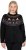 Ulla Popken Norwegian Style Christmas Sweater Black - Collegetröjor & hoodies - 