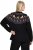 Ulla Popken Norwegian Style Christmas Sweater Black - Collegetröjor & hoodies - 