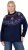 Ulla Popken Norwegian Style Christmas Sweater Blue - Collegetröjor & hoodies - 