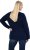 Ulla Popken Christmas Motif Classic Fit Sweater Navy - Collegetröjor & hoodies - 