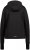 Ulla Popken HYPRAR Zip Front Hooded Stretch Sweatshirt Black - Collegetröjor & hoodies - 