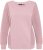 Ulla Popken Mixed Knit Patch Look Sweatshirt Old Pink - Collegetröjor & hoodies - 