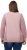 Ulla Popken Mixed Knit Patch Look Sweatshirt Old Pink - Collegetröjor & hoodies - 