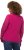 Ulla Popken Shaker Stitch Cropped Gathered Sweater Fuchsia Pink - Collegetröjor & hoodies - 