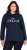 Ulla Popken Moin Graphic Sweatshirt Navy - Collegetröjor & hoodies - 