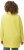 Ulla Popken Embossed Letter Sweatshirt Lemon Yellow - Collegetröjor & hoodies - 
