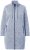 Ulla Popken Longline Knit Fleece Jacket Sky Blue - Collegetröjor & hoodies - 