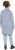 Ulla Popken Longline Knit Fleece Jacket Sky Blue - Collegetröjor & hoodies - 