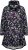 Ulla Popken Floral Stand-Up Collar Flounce Panel Sweatshirt Black - Collegetröjor & hoodies - 