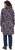 Ulla Popken Floral Stand-Up Collar Flounce Panel Sweatshirt Black - Collegetröjor & hoodies - 