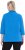 Ulla Popken Classic Fit with Side Slits 3/4 Sleeve Sweatshirt Royal Blue - Collegetröjor & hoodies - 