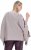 Ulla Popken Brushstroke Knit Poncho Beige - Collegetröjor & hoodies - 