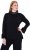 Ulla Popken Flared Sleeve Turtleneck Sweater Black - Collegetröjor & hoodies - 