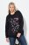 Ulla Popken Sparkling Sequin Bows Christmas Sweatshirt Black - Collegetröjor & hoodies - Mjuka tröjor och hoodies i stora storlekar