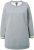 Ulla Popken Nostalgic Escape Oversized Sweatshirt Mouse Grey - Collegetröjor & hoodies - 