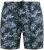 D555 Cleethorpes Hawaii Printed Swimshorts Navy - Badshorts - Badshorts för herrar i stora storlekar