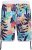 Kam Jeans 3018 Panelled Floral Swimshorts Navy - Badshorts - Badshorts för herrar i stora storlekar