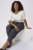 Kaffe Curve Merla Byxor Mörkgråmelerad - Jeans & Byxor i Stora Storlekar – Plus Size - 
