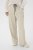 Kaffe Curve Sirana Pants Beige Melange/Black Stripe - Tygbyxor - 
