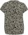 Kaffe Curve Sonna Stanley Topp Svart / Antikvitt Mönster - T-shirts - 