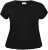 Kaffe Curve Jena V-ringad T-shirt Svart - T-shirts - 