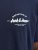Jack & Jones Brandon T-shirt Blå - T-shirts - Stora T-shirts - 2XL-14XL